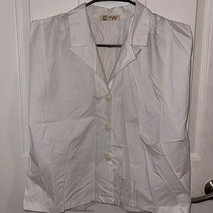 White Tailored Vest Women